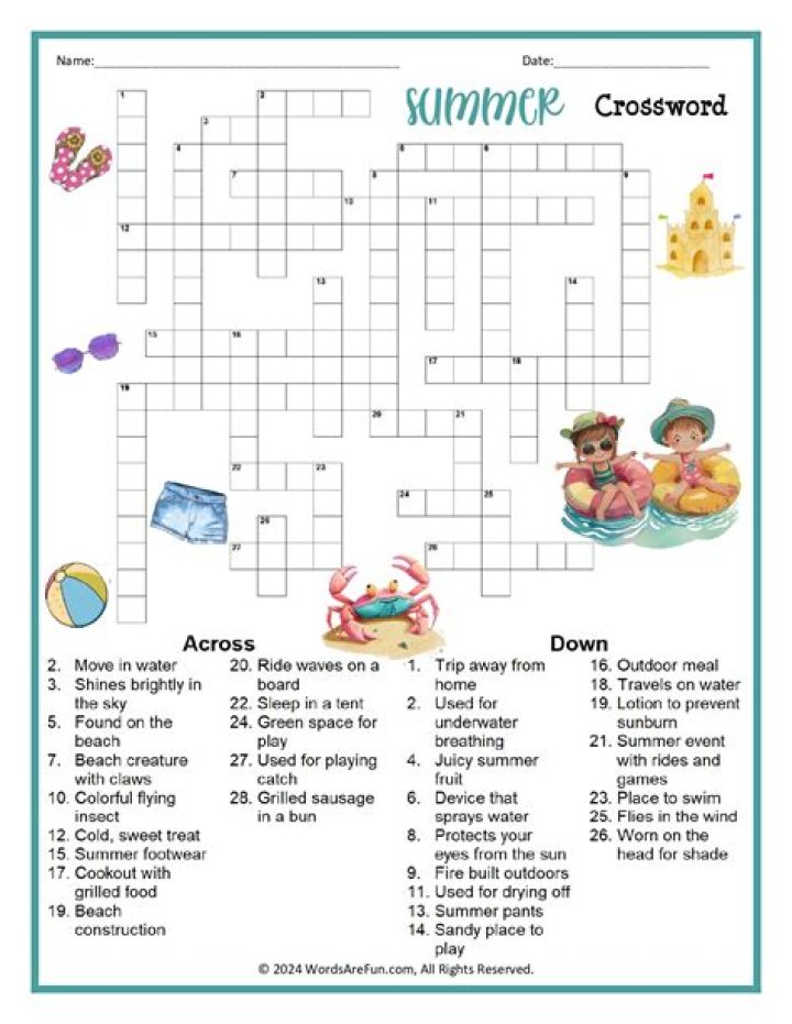 Exercise in a pool Crossword Clue NYT