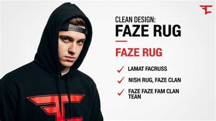 Faze Rug's Biography, Age, And Height Revealed