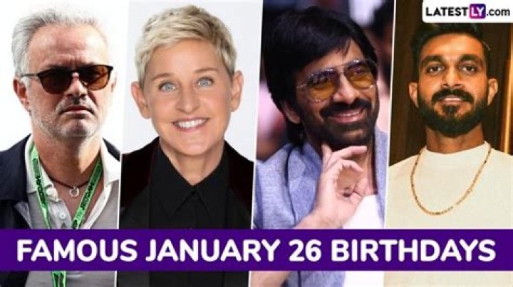 January 26 Birthdays | Famous Birthdays ·
