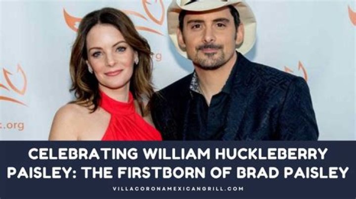 Meet William Huckleberry Paisley Photos Of Brad Paisleys Son With Wife Kimberly Williams-Pais