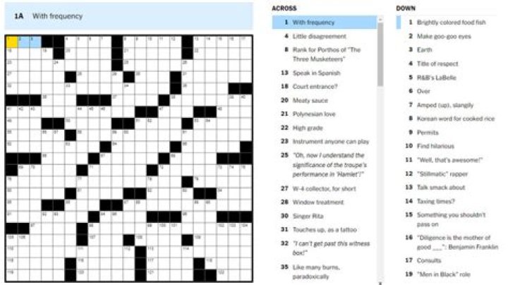 Teensy NYT Crossword Puzzles Clue and Answers