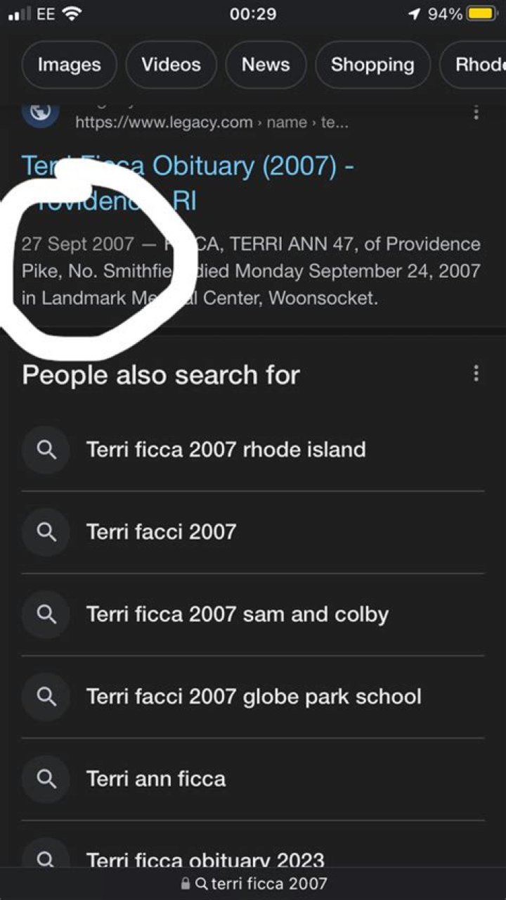 Terri Facci's 2007 Obituary Explored